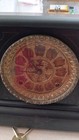 Vintage 8 Day Black And Gold Mantle Clock  Running — photo 2