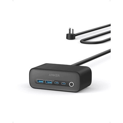 Anker 525 Charging Station   67W USB-C Fast Charge + 7-in-1 Power Strip (Black)