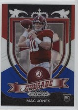 2021 Panini Prizm Draft Picks Crusade Red White & Blue Mac Jones #170 05v0
