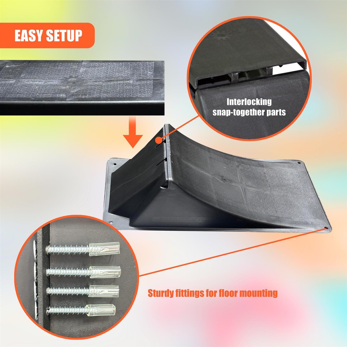 black  mini ramp 指スケ Double Mini Skate Ramp Set For Scooter Skateboard Bike BMX