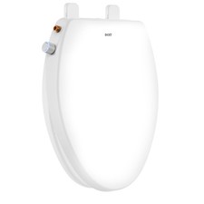 Non-Electric Elongated Bidet Toilet Seat with Dual Nozzle - Front  Rear Wash...