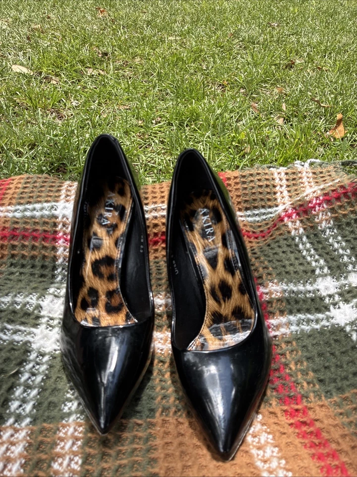 Akira Black Patent Leather Stiletto - Изображение 2 из 4