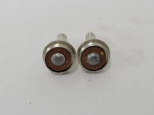 2X SWITCHCRAFT 44 adapter 5/8" Screw-on mic connector to 1/4" - mates to 25011F