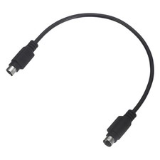 PS/2 Mouse and Keyboard Extension Cable 6Pin 0.98 Feet Male to Male, Black