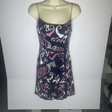 Sherri Hill Sequin dress in black with a multicolored Beaded pattern Size 2