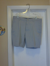 Men's True Quarry  Gray  Nautica Classic Fit Stretch Deck Shorts 36W New W/Tag