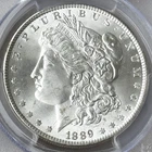 1889 Morgan Silver Dollar Coin, PCGS MS64, 90% Silver, Philadelphia  (Ref 4607)