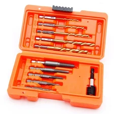 Screw Extractor and Twist Drill Bit Set Easy Out Screw Extractor for Remove