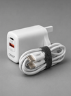 CORE+ 20W USB-C Fast Charger PD 20W QC3.0 Type-C Wall Plug Cable Kit Rapid Charg