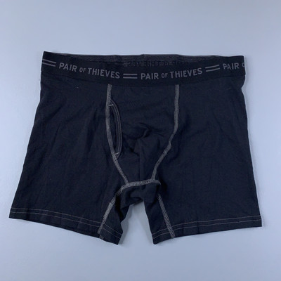 Pair of Thieves Mens Size Medium Black Jersey Boxer Brief Underwear 1 Piece New