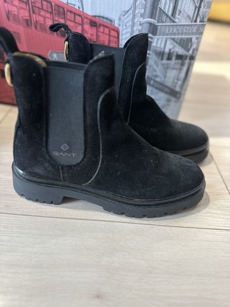 Men Gant Boots Black Suede 38
