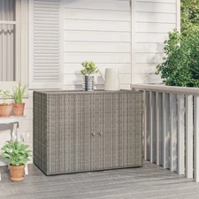 Garden Storage Cabinet Grey