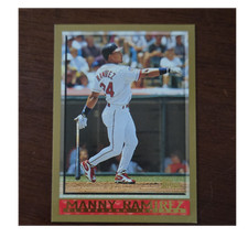 Topps Manny Ramirez Cleveland Guardians #125 1998 Base Set Baseball Card