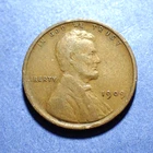 1909-VDB Lincoln cent  VF