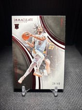 2024-25 Panini Immaculate Collection - Action Stephon Castle  #67 Red /49 (RC)