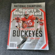 EUC Sports Illustrated Ohio State BUCKEYES Nat Champs 2015 Commemorative Issue