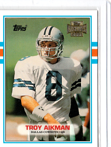 1989 Topps Archives 2001 Troy Aikman RC Dallas Cowboys #70T