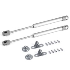 2PCS Zinc Alloy Kitchen Cabinet Gas Spring Soft Close Lift Support 80N/120N/150N