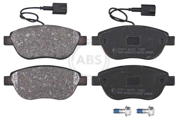 A.B.S. Bremsbelagsatz Scheibenbremse 37871 FüR 695C Abarth Doblo Opel Combo 500C-image