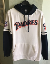 SAN DIEGO PADRES TRIFECTA 47 SHORTSTOP PULLOVER SWEATSHIRT HOODIE PRISTINE