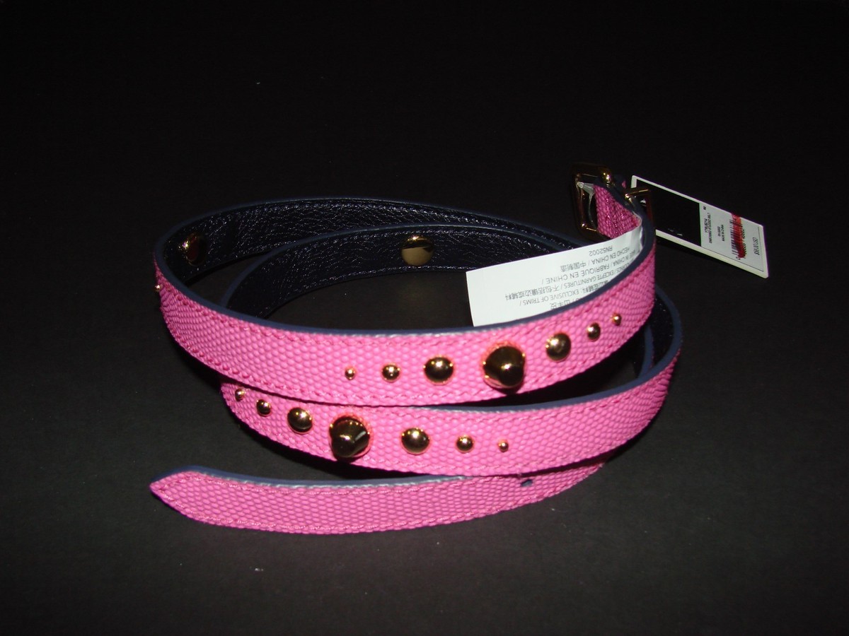 Juicy Couture Pink size small belt Juicy Couture Rhinestone Logo & Buckle Belt- | Mercari main image 4