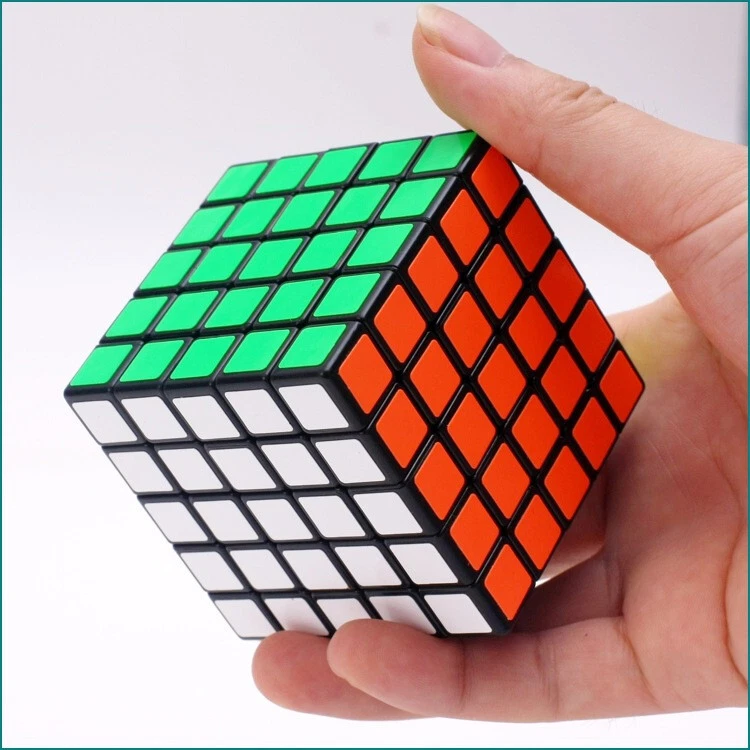 Nuevo ShengShou 5x5x5 Velocidad Ultra Suave Cubo Mágico Puzzle Giro 5x5 Negro Foto 4 de 4