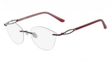 Eyeglasses MARCHON AIRLOCK AL LUMINOUS 205 Color 614 Burgundy Size 54-18-140