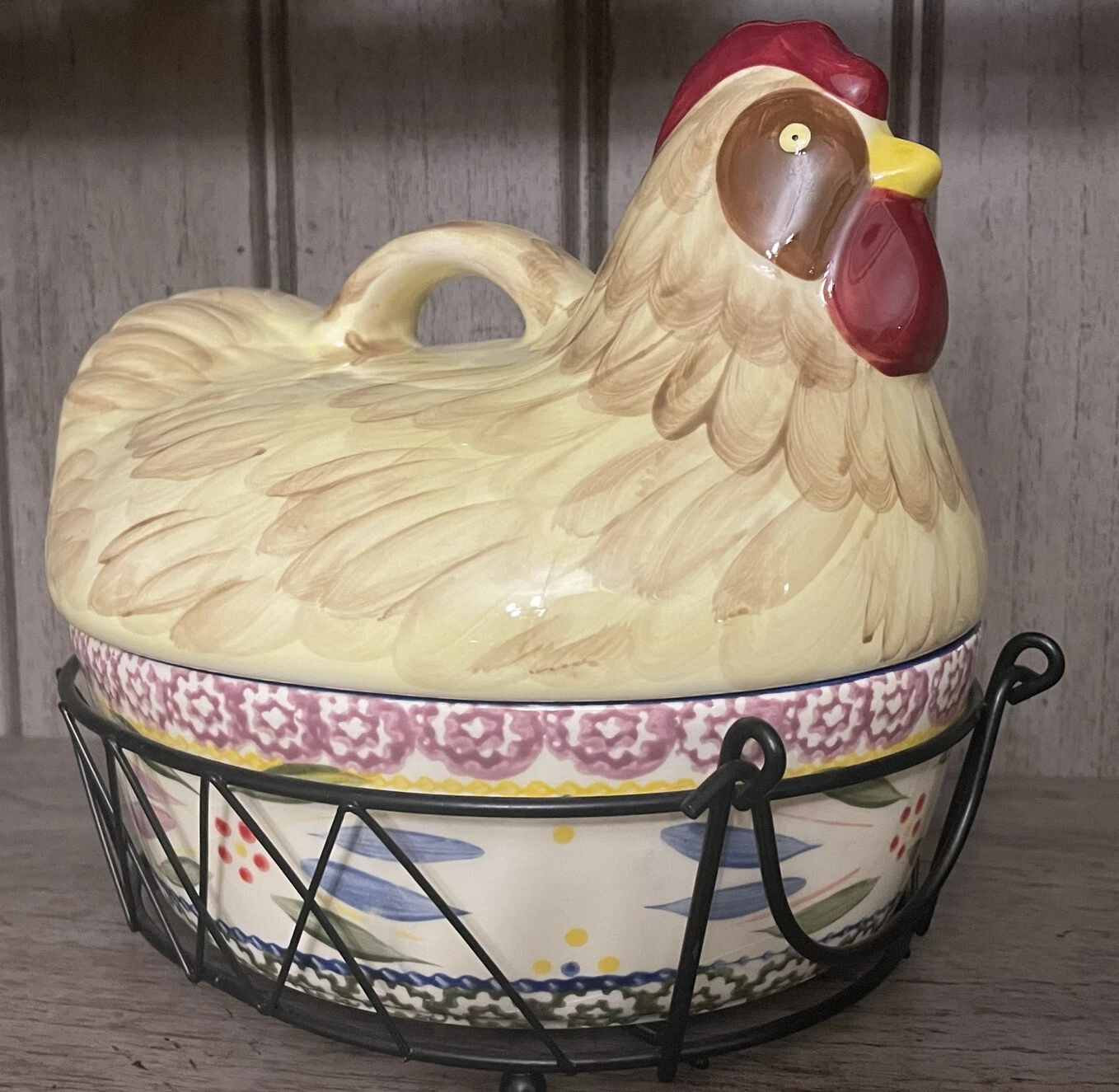TEMP-TATIONS ROASTER CHICKEN BAKING DISH 1-QT BY TARA PRESENTABLE OVENWARE