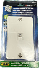 Monster Just Hook it 140093 Wall Mount Telephone line Wall Plate