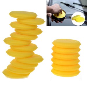 12x Waxing Polish Wax Foam Sponge Applicator Pads For Cars Vehicle Glass Clean