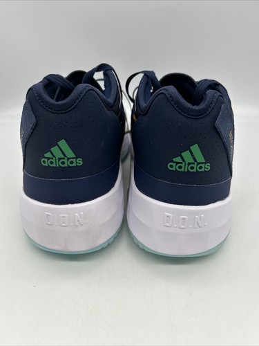 Utah Jazz Adidas D.O.N. Issue 4 Basketball Shoes Men’s 12 GY6504 New Navy NBA - Picture 18 of 21