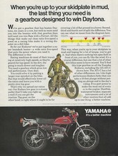 1971 Yamaha 125 AT1-C Ad Enduro Motorcycle Vintage Magazine Advertisement AT1 C