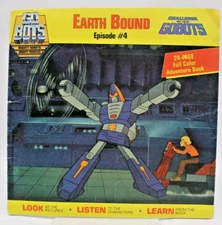 Vtg GoBots Earth Bound #4 Illustrated Talking Storybook 1985 BOOK ONLY NO RECORD