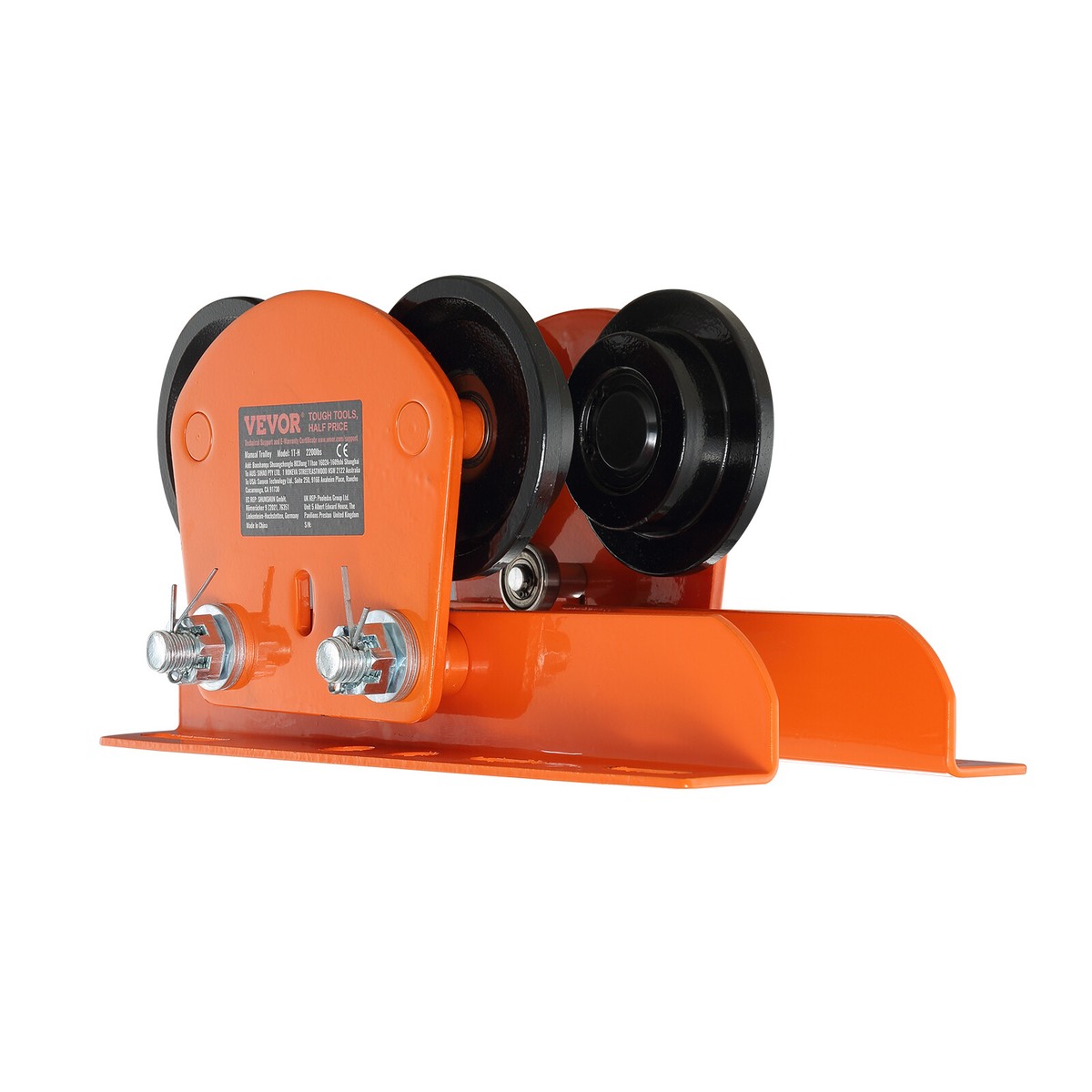I Beam Trolley Heavy-Duty 1 Ton I-Beam Trolley - 2200LBS Capacity, 4 ...