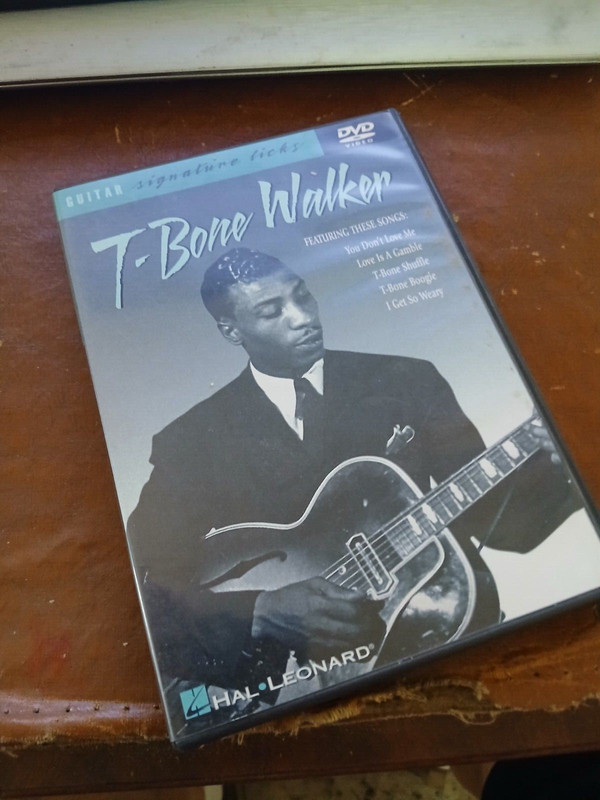 GUITAR SIGNATURE LICKS SERIES T BONE WALKER DVD VIDEO W/BOOKLET DUKE ROBILLARD