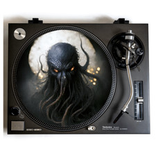 CTHULHU Turntable Slipmat for Vinyl Records HP Lovecraft 12" DJ Slip Mat vinyls