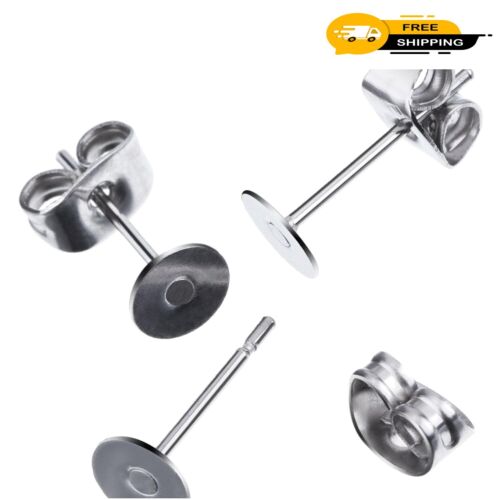 Ample Supply of 400 Earring Posts and Backs - Durable Jewelry Making Essentials