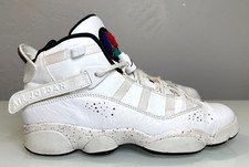 Nike Air Jordan 6 Anillos Blanco/Confeti Escuela Primaria Juvenil 6Y