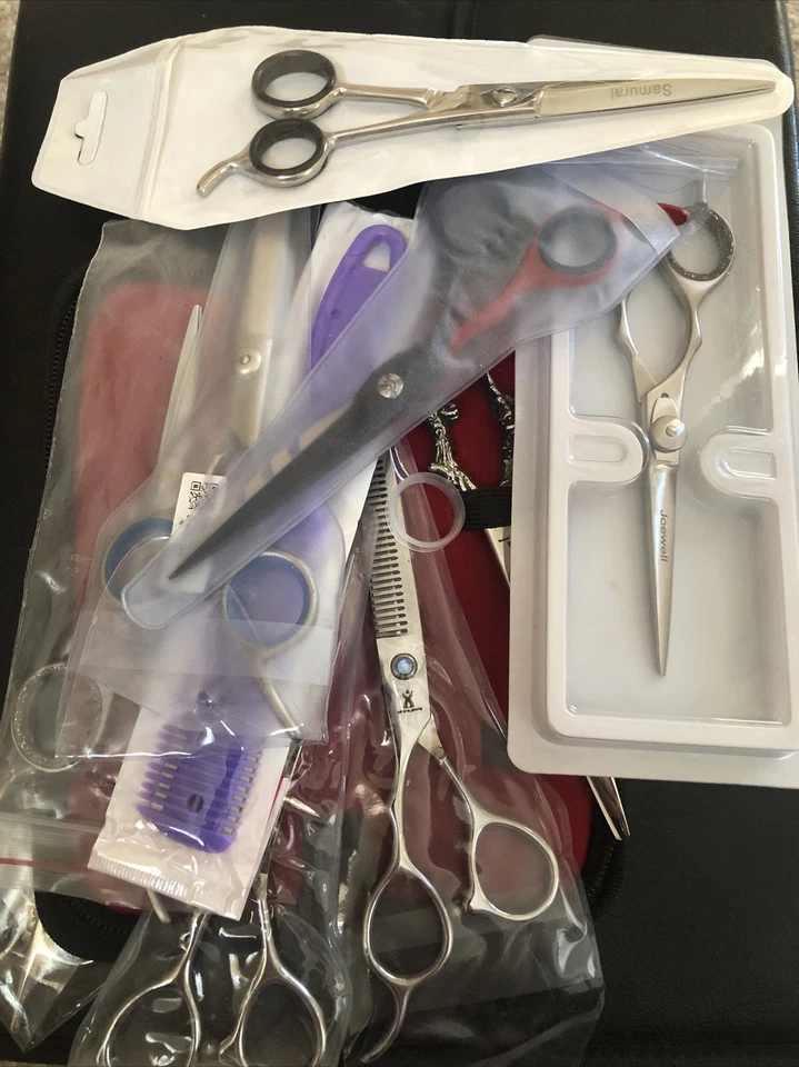 VARIOUS hairdressing scissors professional CHARITY SALE . 5”, 6”, 6.5” Thinners