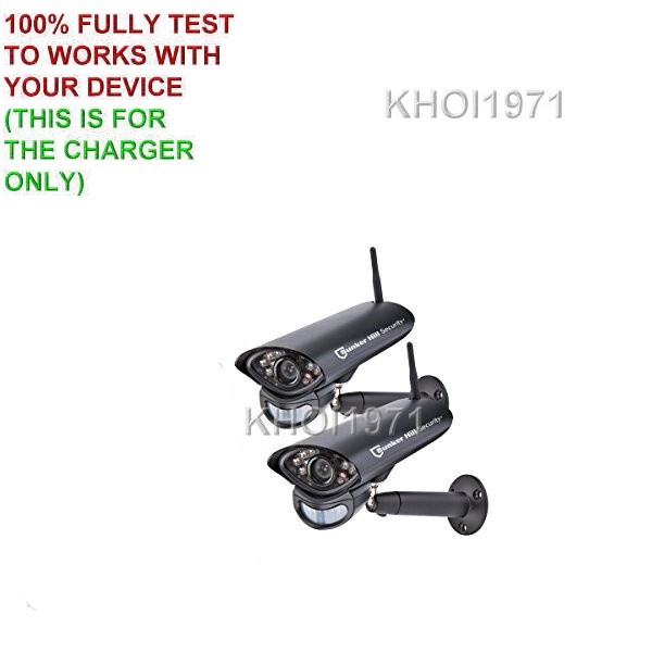 8-Foot AC Power Adapter For Harbor Freight Bunker Hill 63842 Wireless Camera