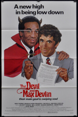 Teufel Und Max Devlin 1981 Original 27X41 Film Poster Elliot Gould Bill Cosby