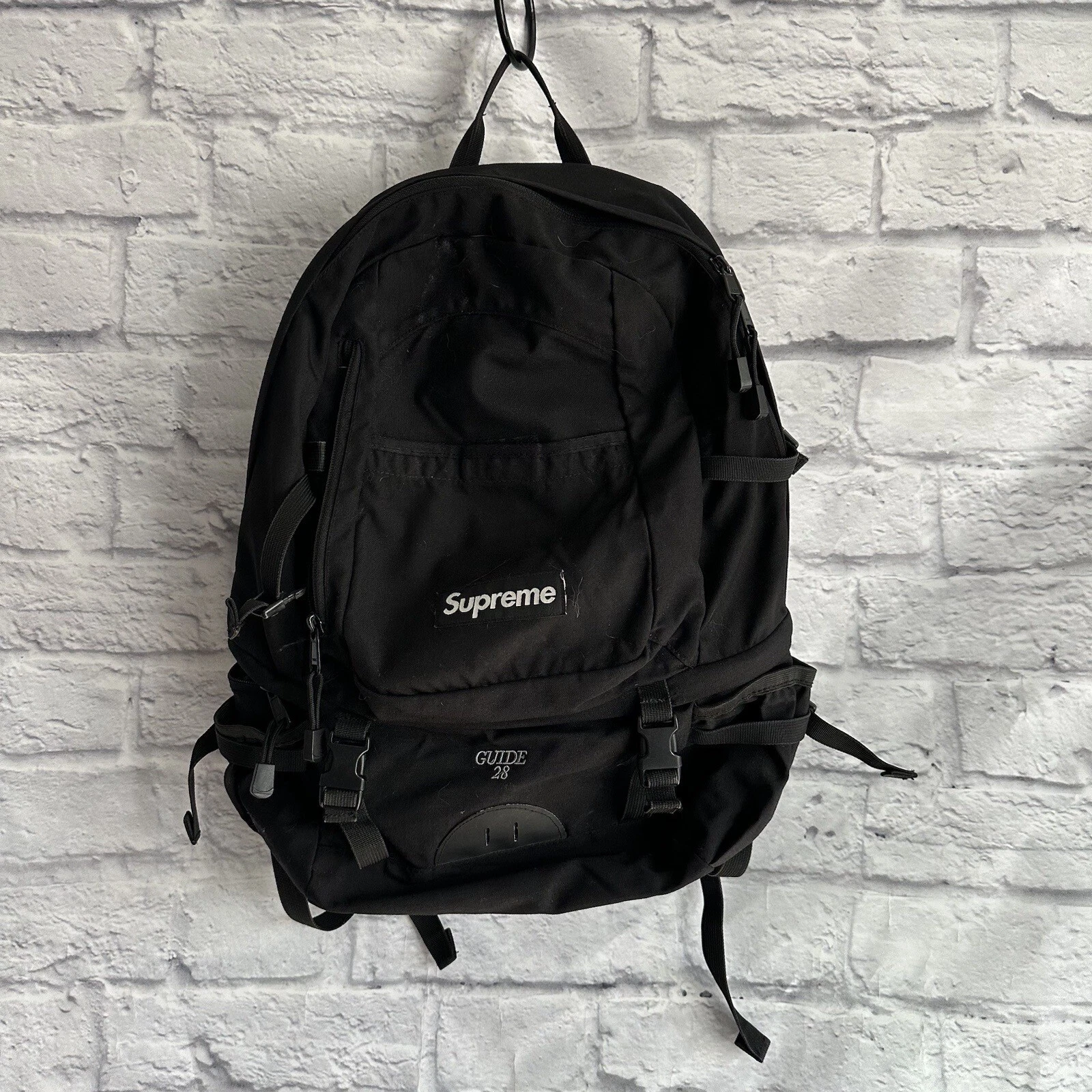 SAC À DOS NOIR OCCASION VINTAGE RARE SUPREME GUIDE 28 