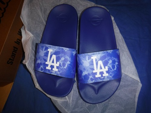 Los Angeles Dodgers ISlide Primary Motto Slides - Royal Mens sz 5/6 womens 6/7