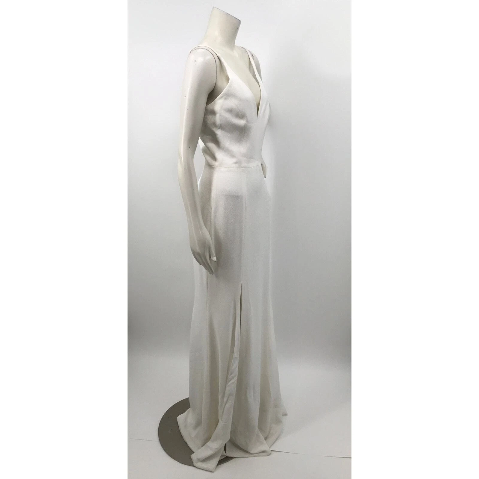 OFF WHITE Abito La Popolazione Iris Off White Formale Maxi Abito Taglia M Matrimonio