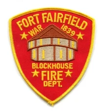 Fort Fairfield Fire Department Patch Maine ME