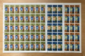 UAE - Sharjah 1964 - Michelle# 22-24 - John Kennedy - Set of 3 Sheets OVPT - MNH
