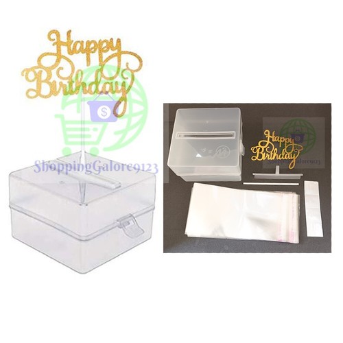 NEW Cake Topper Birthday Money Pulling Box ATM Surprise Special Occasion Gifts - Picture 2 of 9
