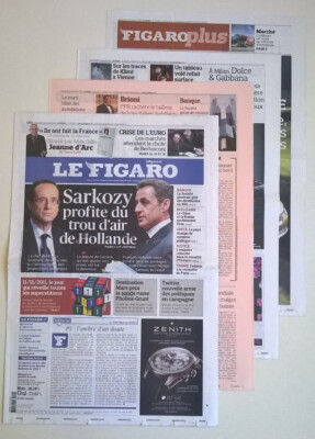 LE FIGARO N°20 923 du 09/11/2011 - MORT DE JOE FRAZIER / Phobos:Destination Mars