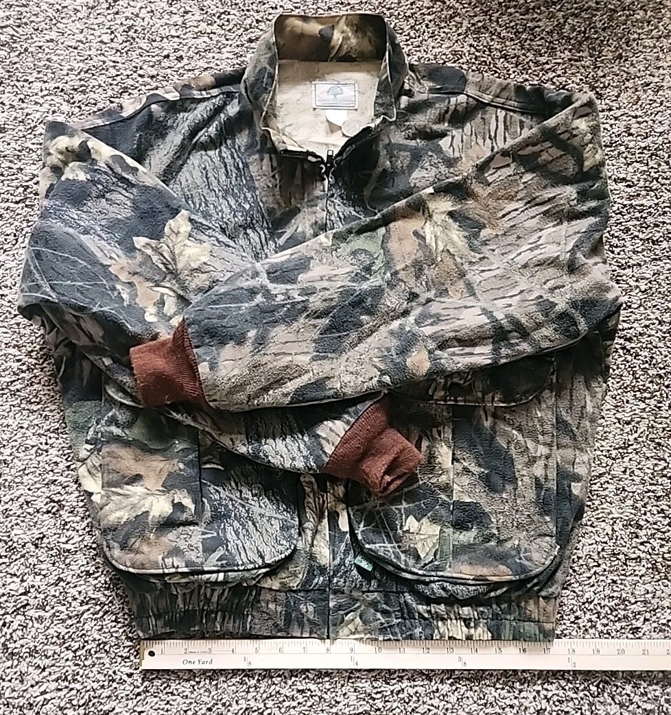VTG 90s Mossy Oak Camouflage Hunting Jacket 80s Size L USA VTG 90s Mossy Oak Camouflage Hunting Jacket 80s Size L USA