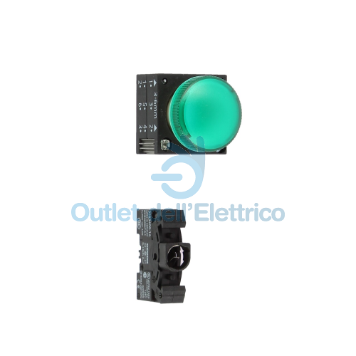 SIEMENS 3SB32046AA40 LAMPADA SPIA VERDE BA9S